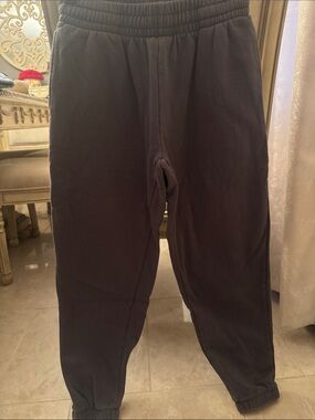 Garage Men's Black Elastic Waist Jogger Pants